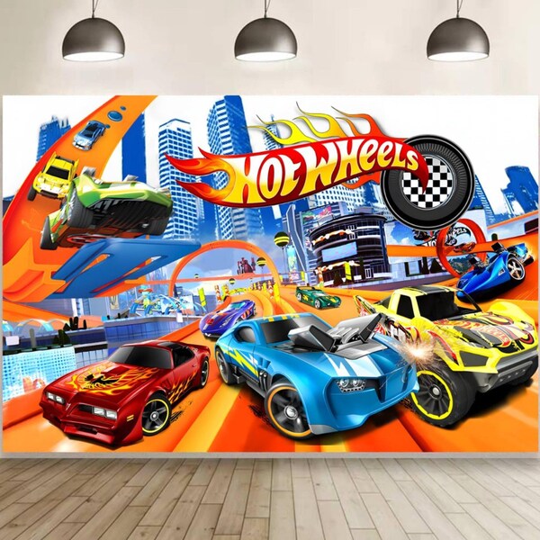 7ftx5ft vinyl Hot Wheels Backdrop