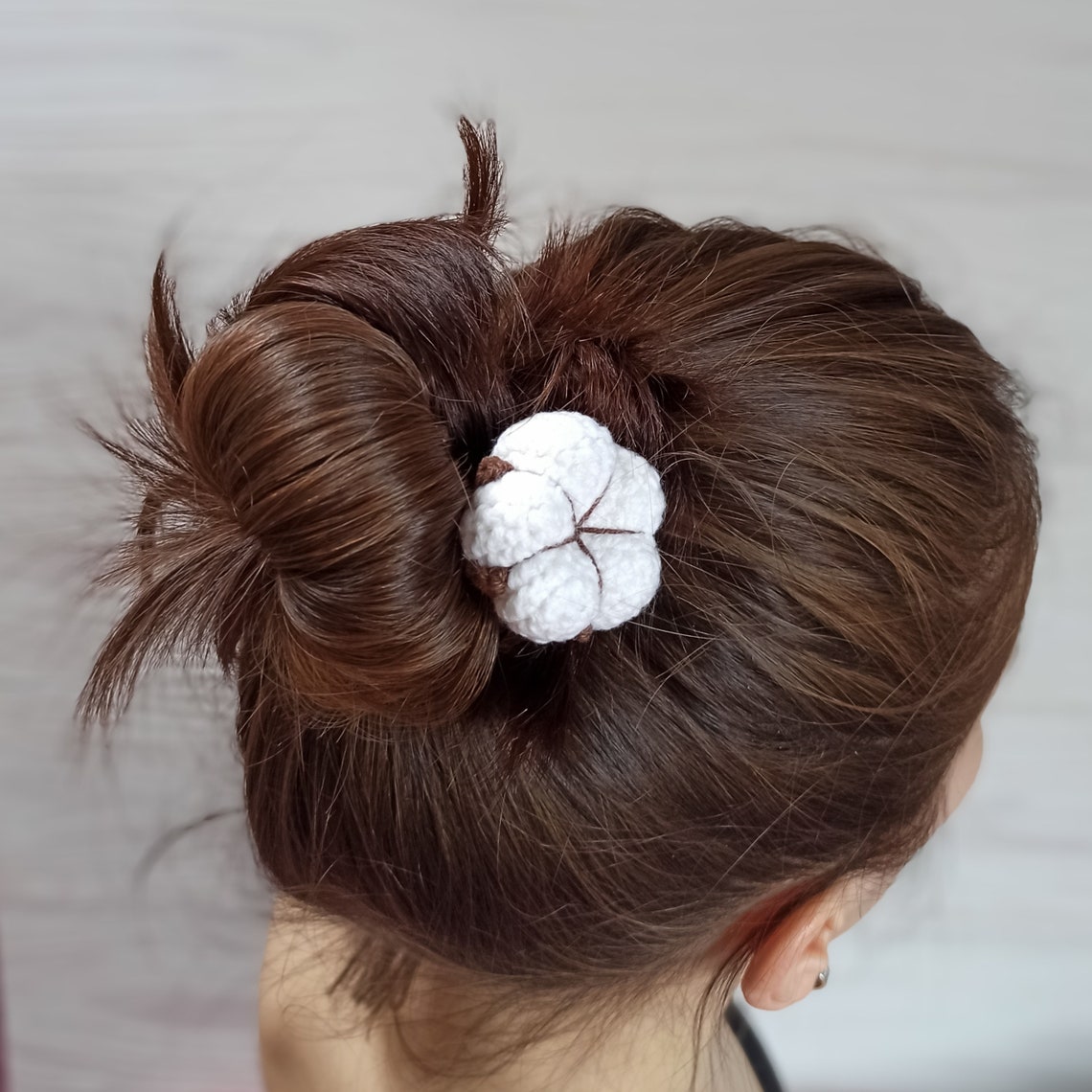 Cotton Flower Easy Crochet Pattern for Beginners Amigurumi Etsy