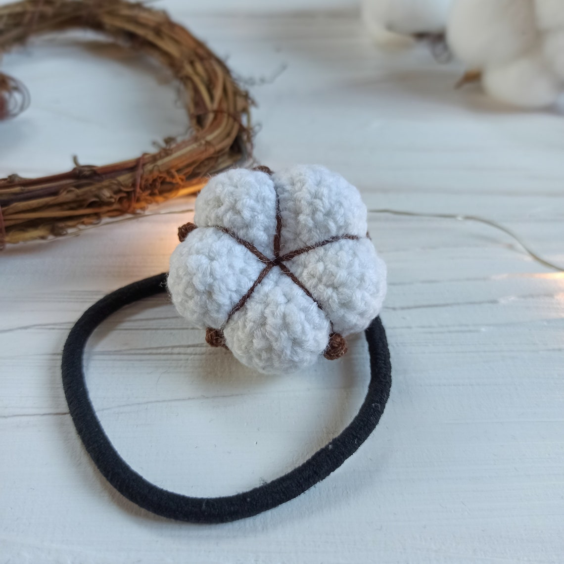 Cotton Flower Easy Crochet Pattern for Beginners Amigurumi Etsy