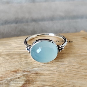 Aquamarine Ring, Statement Ring, Solid 925 Silver Ring, Handmade Ring, Natural Aquamarine, Women Ring, Gemstone Ring, Boho Ring