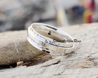 Spinner Ring ,925 Sterling Silver Ring ,Meditation Ring, Worry Ring, Anxiety Ring ,Beautiful Ring, Birthday Gift ,Free Shipping