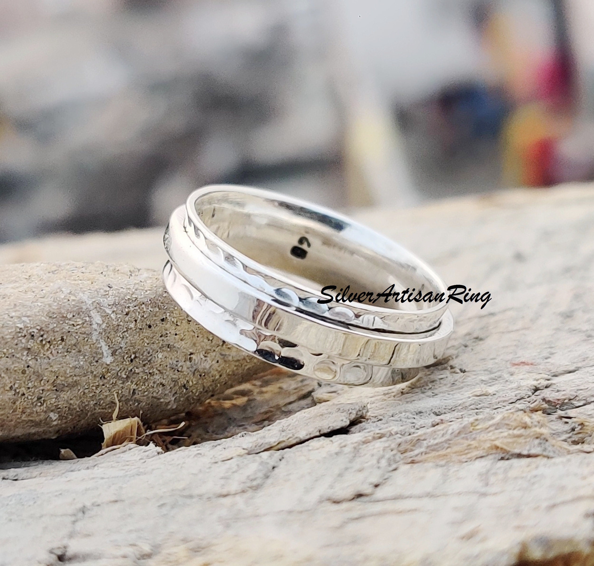 925 Sterling Silver Meditation Ring