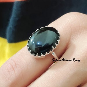 Black Onyx Ring *925 Silver Ring* Handmade Ring * Beautiful Ring* Designer Ring* Woman Ring* Silver Jewelry* Boho Ring* Amezing Ring*