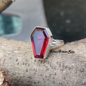 Garnet Ring* Gemstone Ring* 925 Sterling Silver Ring* Handmade Ring*Beautiful Ring* Designer Ring* Band Ring* Woman Ring* Gift