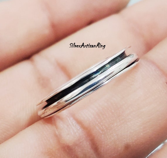 Spinner Ring, Anxiety Ring, Fidget Ring, Worry Ring, Thumb Ring, 925 Silver Ring, Promise Ring, Meditation Ring, Women Ring, Gift For Her