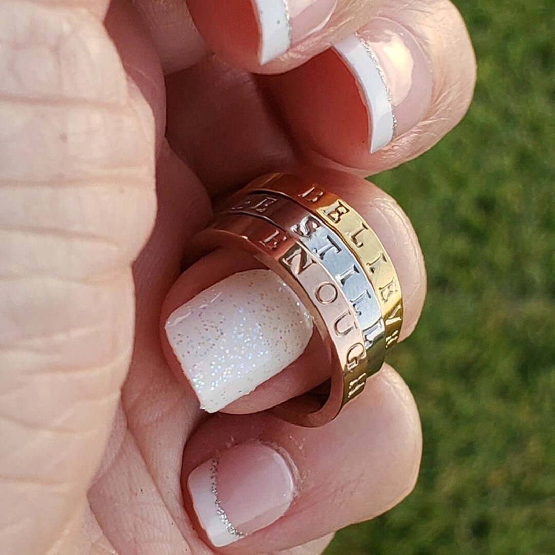 Personalized Ring Custom Ring Stack Rings Women Ring Name Rings 925 ...