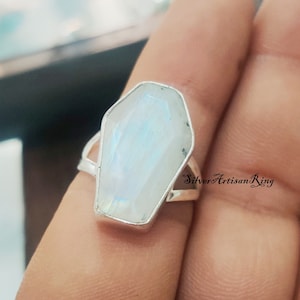 Moonstone Ring * 925 Sterling Silver Ring* Handmade Ring *Silver Jewelry * Beautiful Ring* Woman Ring * Stylish Ring*