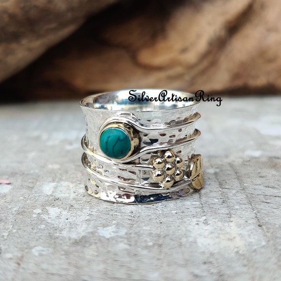 Turquoise Ring, 925 Sterling Silver Ring, Handmade Ring