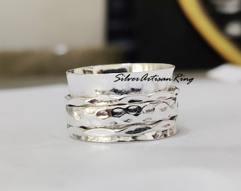 Spinner Ring, 925 Silver Ring, Silver Jewelry, Anxiety Ring, Silver Band Ring, Promise Ring,  designer Ring, Worry Ring ,Meditation Ring,