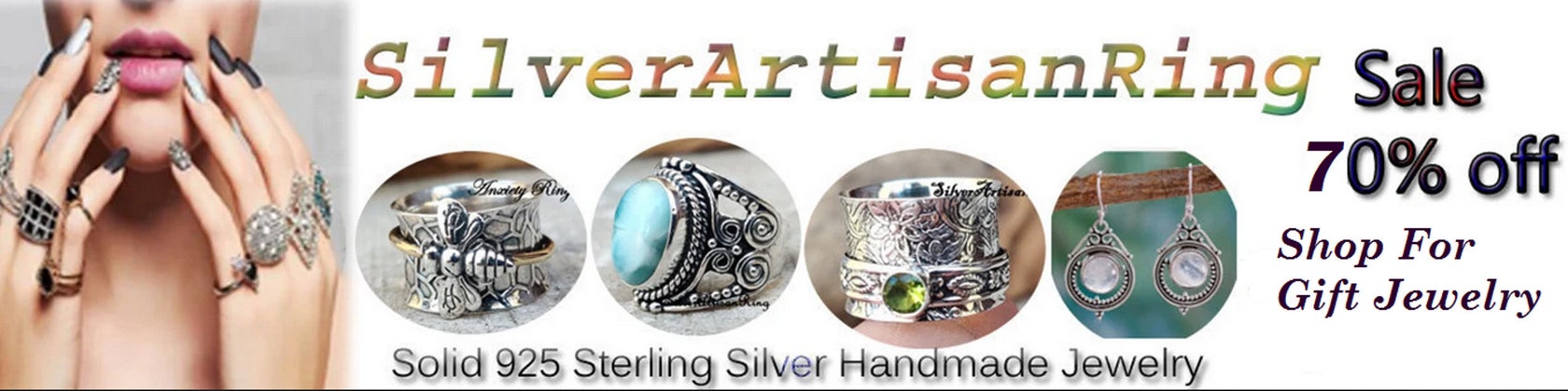 SilverArtisanRing - Etsy