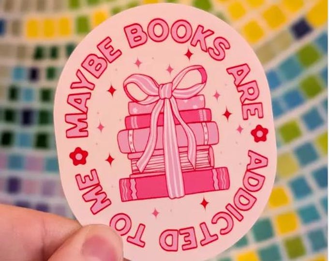 Featured listing image: Books are addicted to me reading glossy waterproof hydroflask journal planner hilarious book tbrbookish kindle books