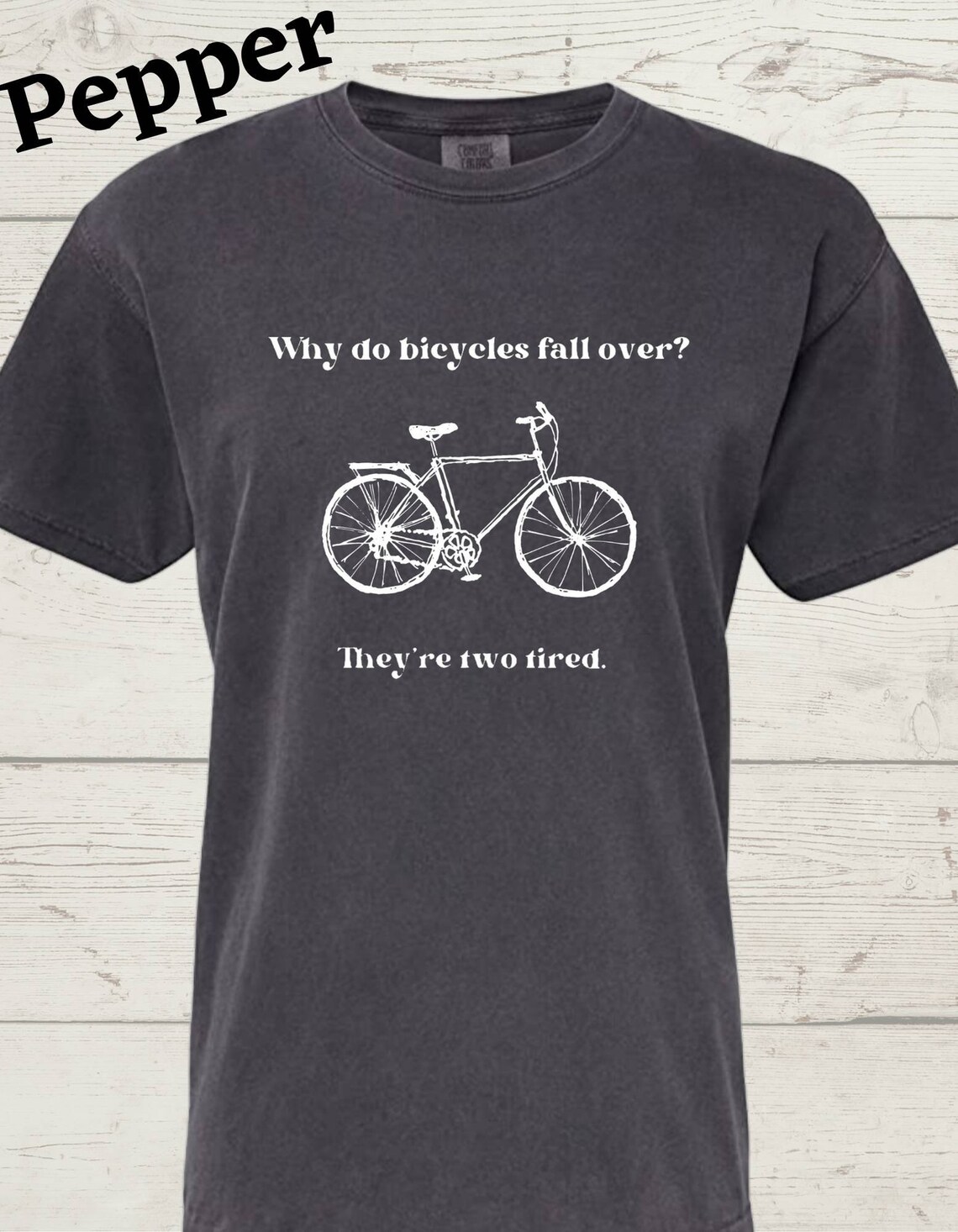 Bicycle dad joke funny pun rider bike tires biking cute soft Etsy