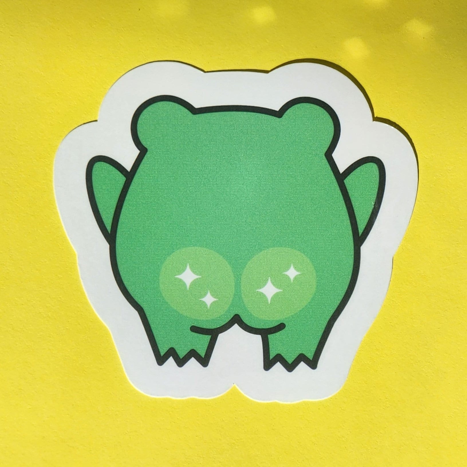 Cheeky Frog Sticker, Booty Sticker, Booty Frog, Frog Sticker, Cute Frog