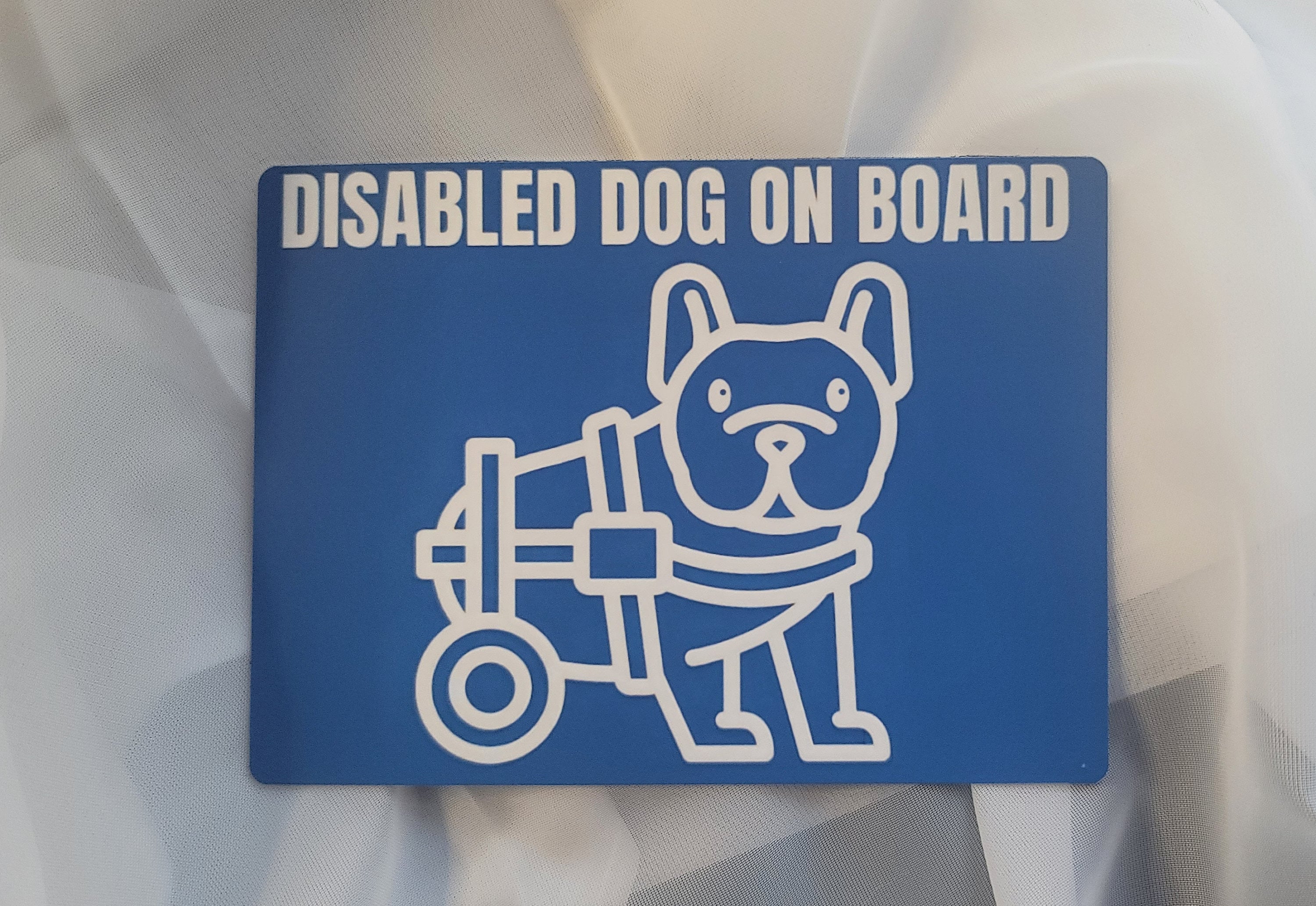 Dog Wheelchair License Plate Etsy UK