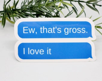 That's gross sticker nursing pimple popping funny hydroflask journal planner waterproof smudgeproof gift friend hilarious adult minimal