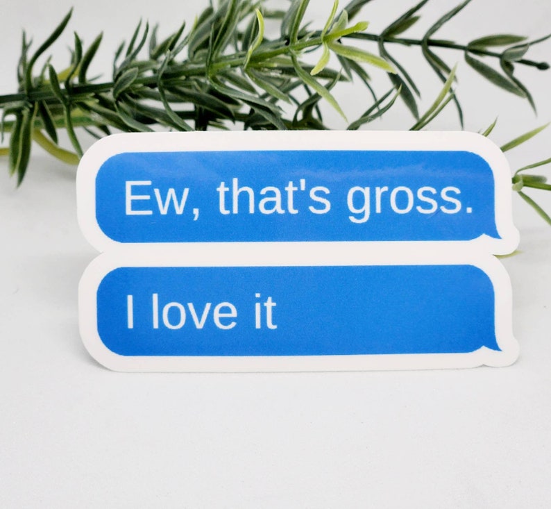Gross Sticker Message That's Gross Sticker Nursing Pimple Popping Funny Hydroflask Journal ...