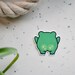 Kawaii frog butt funny cute hilarious sticker toad holographic journal hydroflask planner mini sticker pack small waterproof