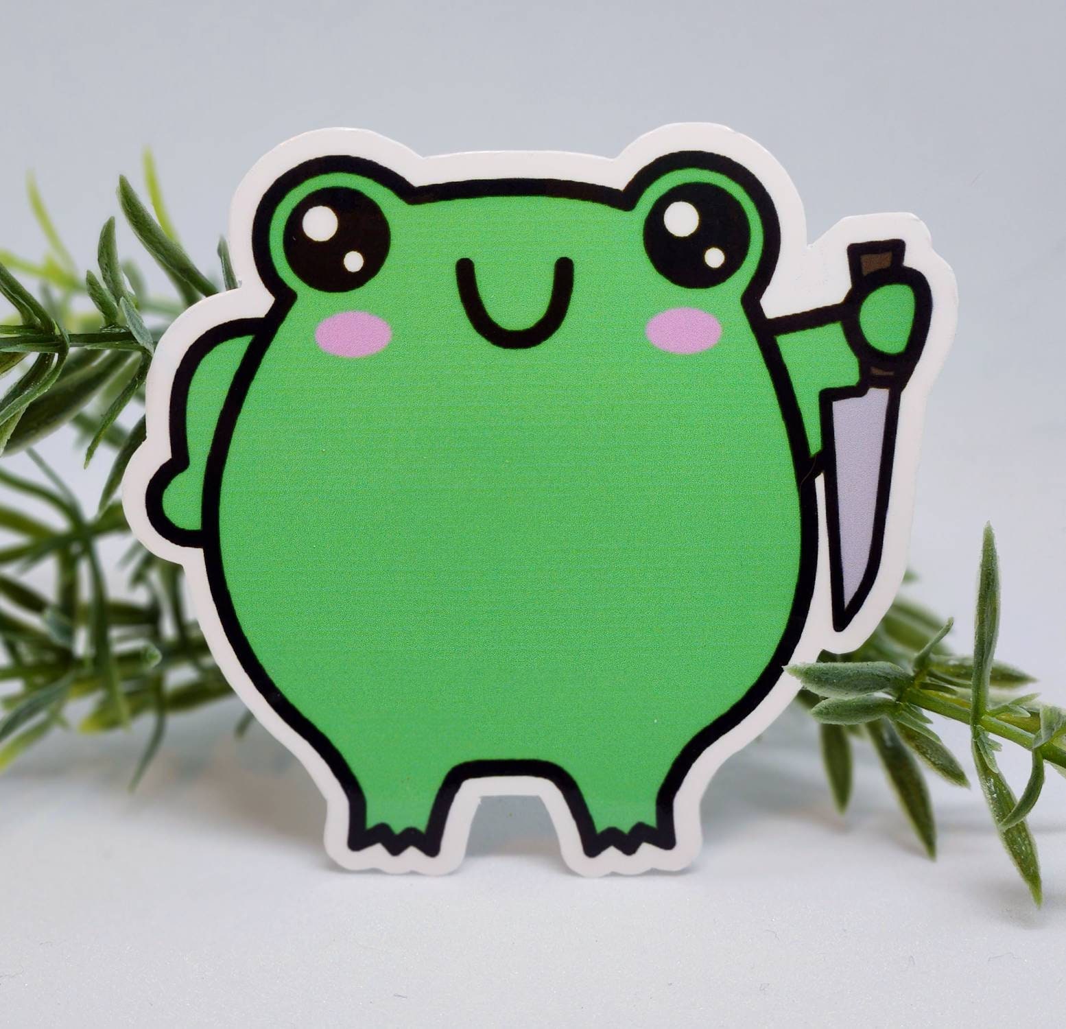 Cute Frog With A Knife Coffee Mug for Sale by ElectricFangs