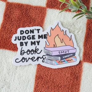 Smut sticker dirty reading glossy waterproof hydroflask journal planner Mashup meme