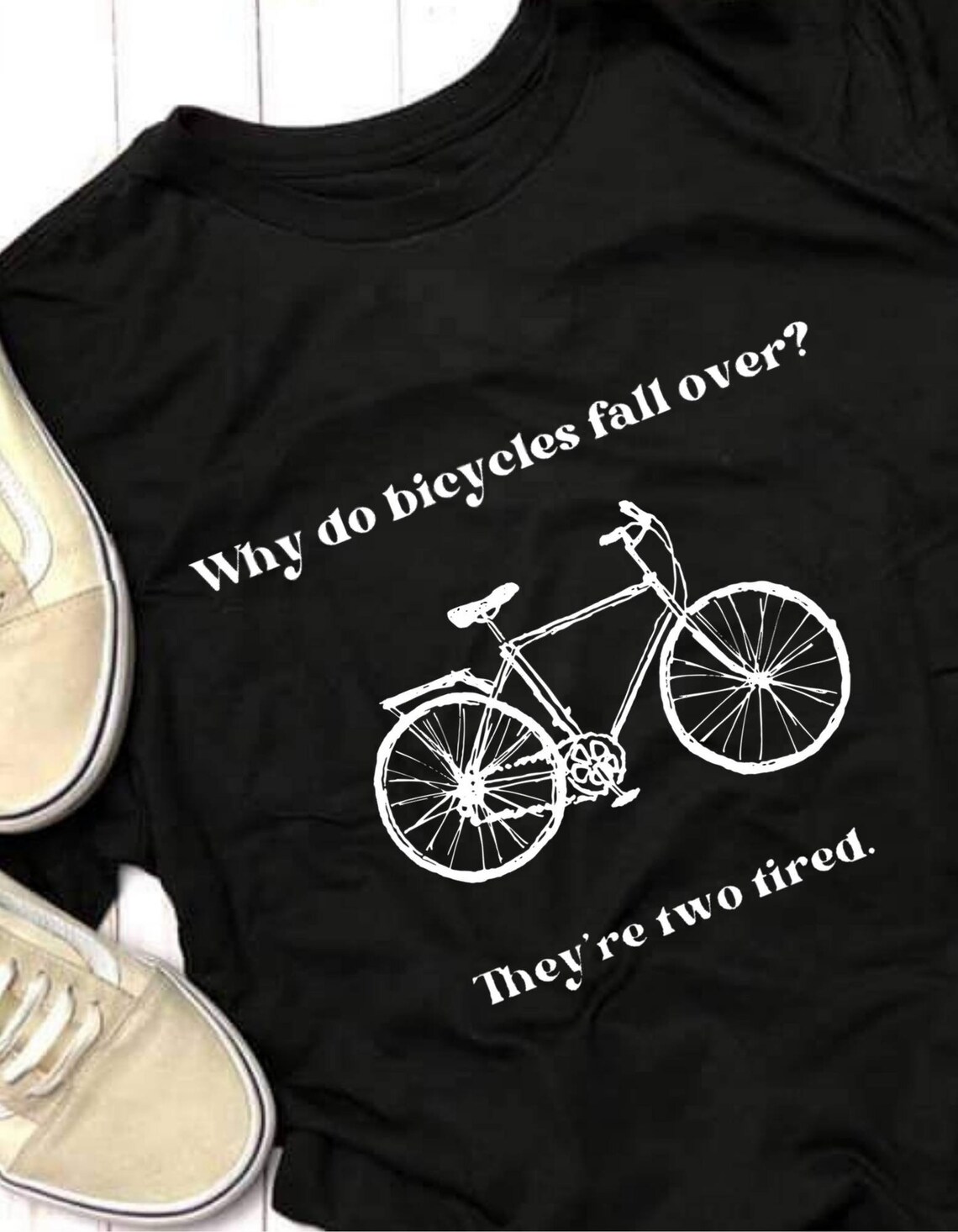 Bicycle dad joke funny pun rider bike tires biking cute soft Etsy