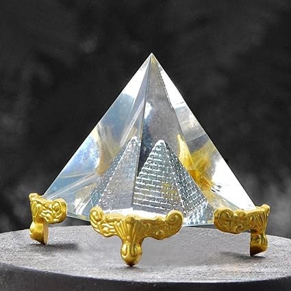 Meru Pyramid Handmade Copper Pyramid With Activated Shri Yantra