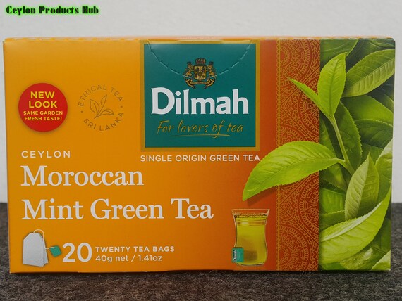 Pure Ceylon Green Tea With Moroccan Mint Dilmah Tea Green - Etsy