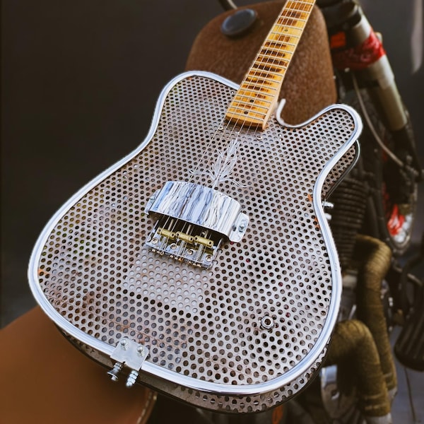 PREORDER - Handmade - Steel T - Steel Esquire Tele Guitar