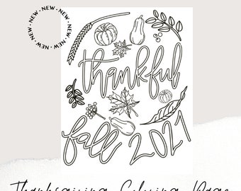 Fall Coloring Page - Printable Coloring Pages