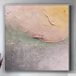 Modern Original Artwork On Canvas Textured Abstract Painting For Large Wall, Modern Big Art Texture Abstract Original Painting On Canvas