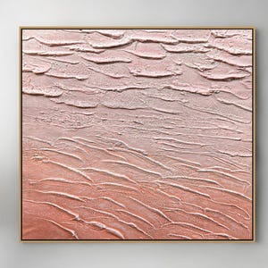Original Abstract Painting Large Canvas Art Minimalist Painting Blush Pink Abstract Acrylic Painting Art Textured Art Custom Painting