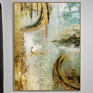 Extra Large Wall Art On Canvas Abstract Original Textured Painting For Home, Large Wall Decor Original Artwork On Canvas Abstract Painting