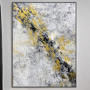 Original Textured Art Work On Canvas Modern Abstract Art Painting For Home, Original Artwork On Canvas Abstract Textured Modern Painting