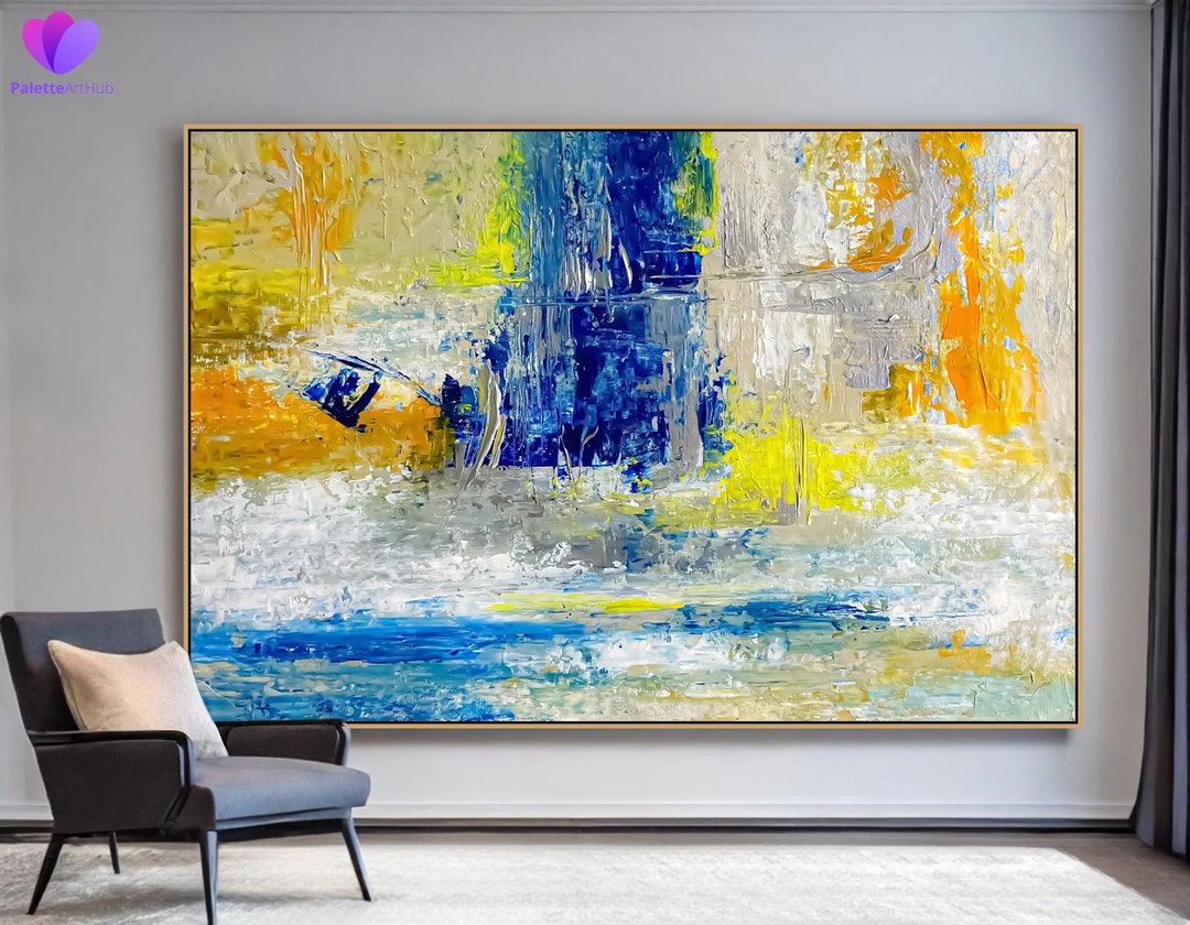 Oversized Wall Art Canvas Large Wall Decor Abstract Painting on Canvas ...