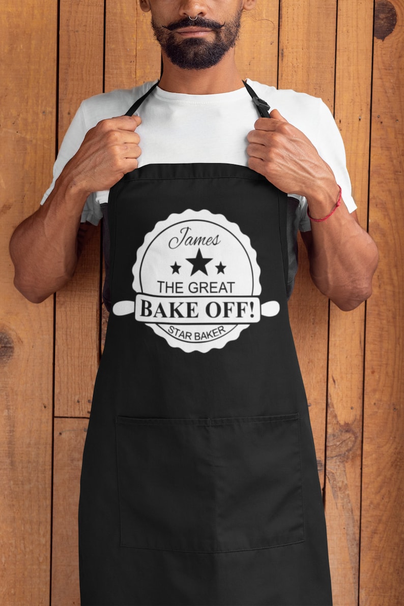 The Great British Bake off Style Apron Star Baker Etsy UK