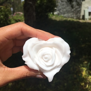 Rose soap, heart shaped soap, flower petal soap, soap set, soap bundle, Mother’s Day gift