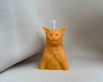 Smudge the cat candle, meme candle, cat candle, animal lovers candle, animal candle, feline candle, scented candle, scented cat candle