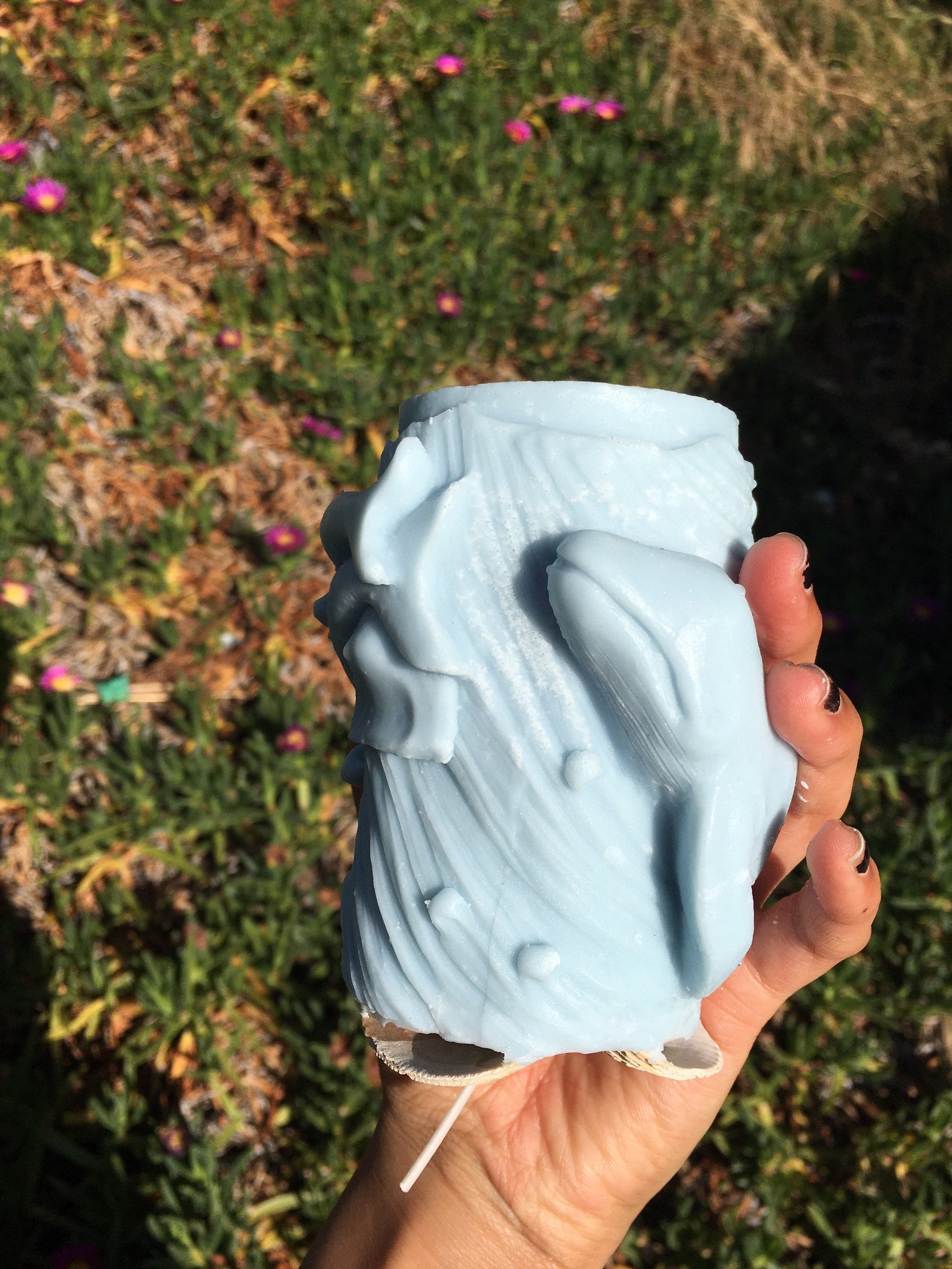 Whale candle wildlife candle exotic animal candle orange Etsy