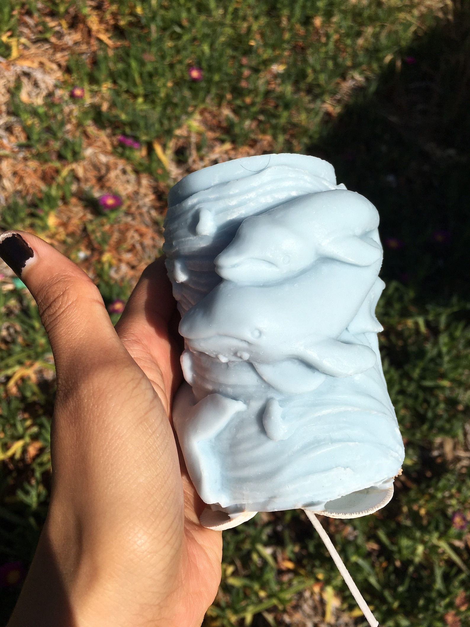 Whale candle wildlife candle exotic animal candle orange Etsy