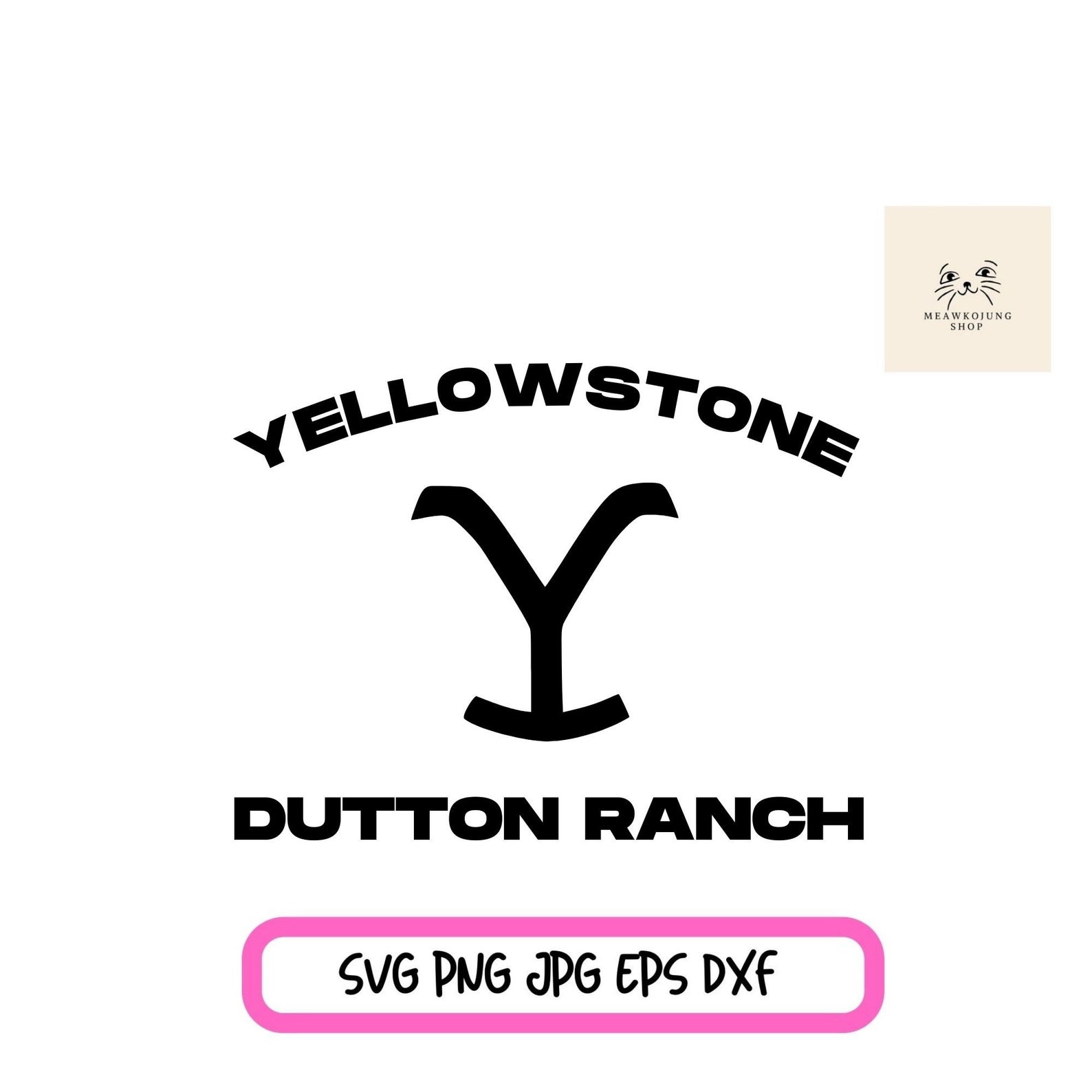Yellow ranch svg stone ranch svg Dutton ranch svg. Movie | Etsy