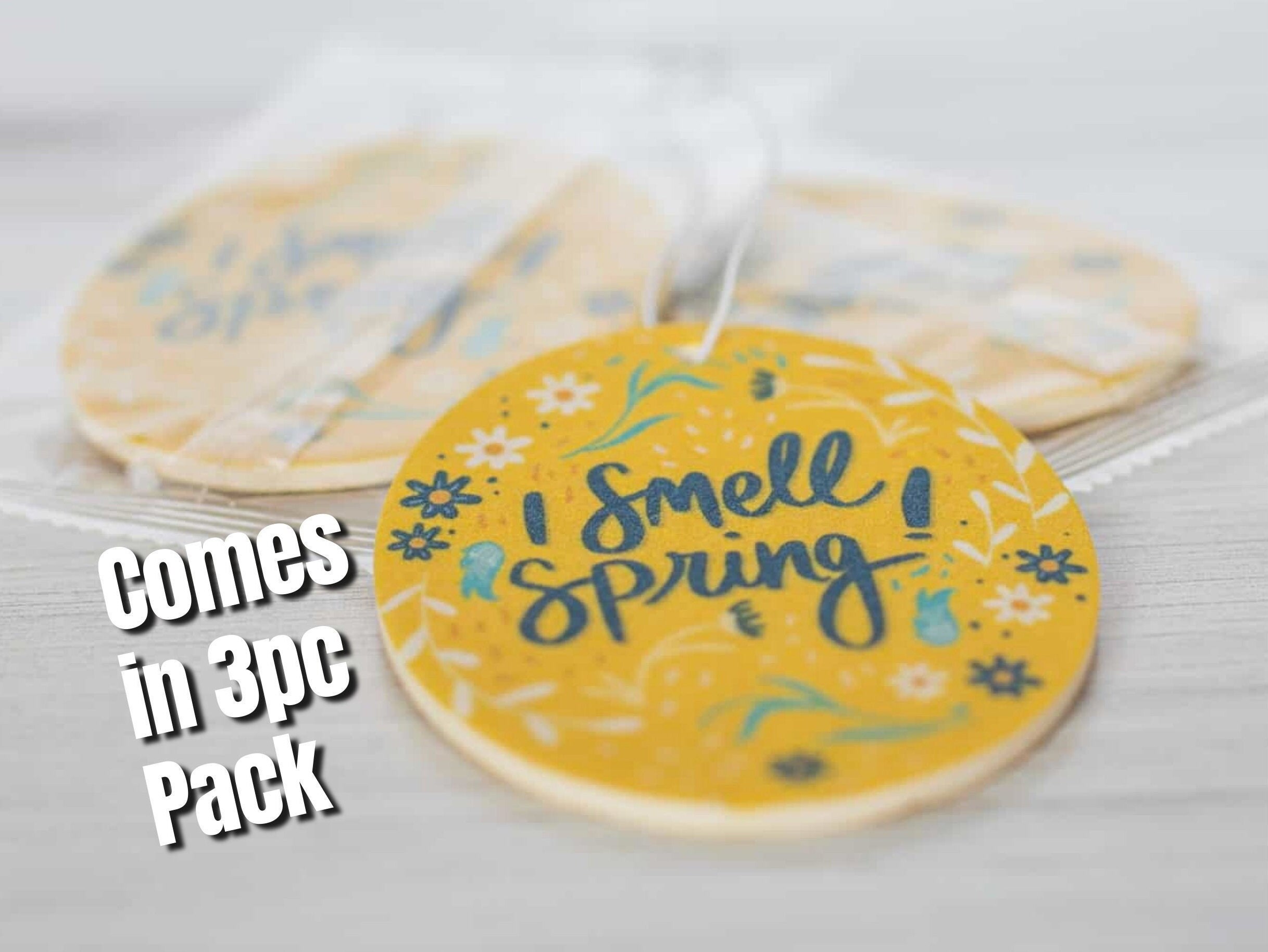 3 Pack Custom Air Freshener With Your Photo Or With The Name Etsy