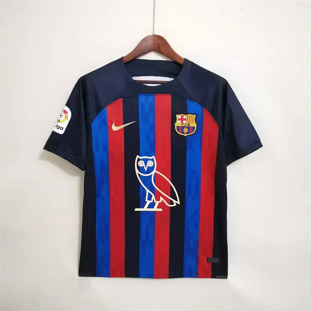 Barcelona X OVO Style Drake Football Top Brand New Custom Design 22/23 -  Etsy