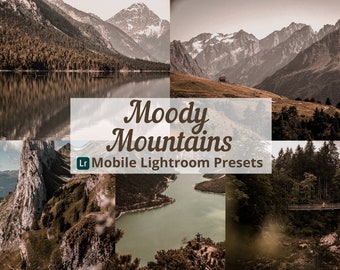 Lightroom Preset | Moody Mountain Preset | Mobile Lightroom | Travel Presets | Landscape Presets | Nature Presets | Lifestyle Presets