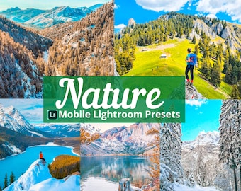 Lightroom Presets | 5 Nature Presets | Mountain Presets | Winter Presets | Snow Presets | Instagram Filter | Blogger Presets | Travel Preset