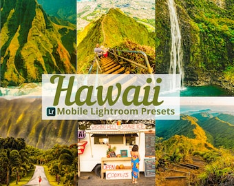 Lightroom Presets | 7 Hawaii Presets | Mobile Presets | Travel Presets | Blogger Presets | Tropical Presets | Instagram Preset | Warm Filter