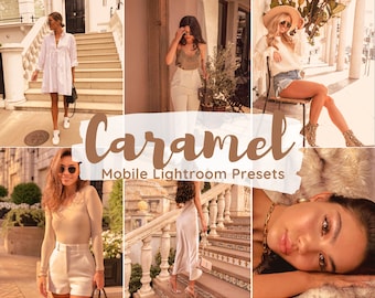 Mobile Lightroom Presets | Caramel Presets | Iphone Presets | Warm Presets | Brown Presets | Instagram Filter | Blogger Presets | Influencer