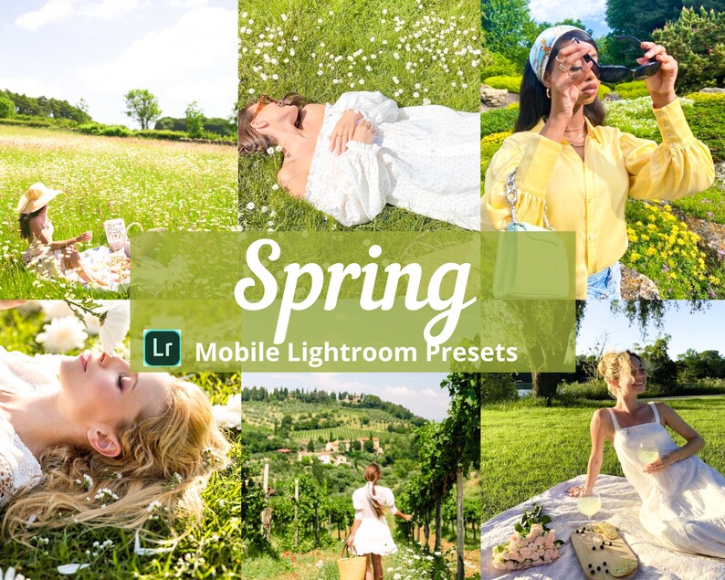 Lightroom Presets | 6 Spring Presets | White Presets | Mobile Presets ...
