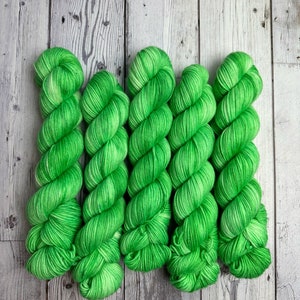 4 Leaf Clover | Hand Dyed Yarn | DK weight | Small Business | Green Yarn