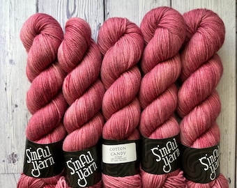 Cotton Candy | Pink Yarn | Hand Dyed Yarn | DK Weight | DK Yarn | Merino wool