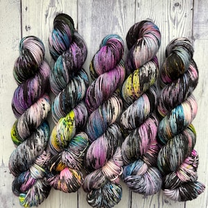 Curse Of Nightmares | 100% DK weight | hand dyed yarn | colorful yarn | green yarn
