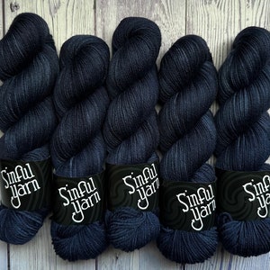 SpellBound | Hand Dyed Yarn | Blue Yarn  | Dark Blue yarn | Knitting | Crochet